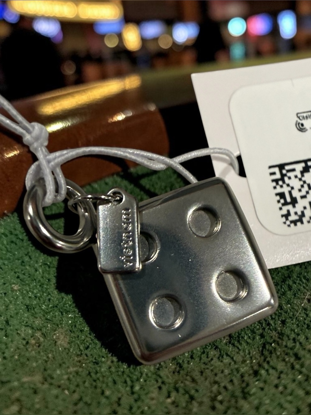Coach dice charm NWT
